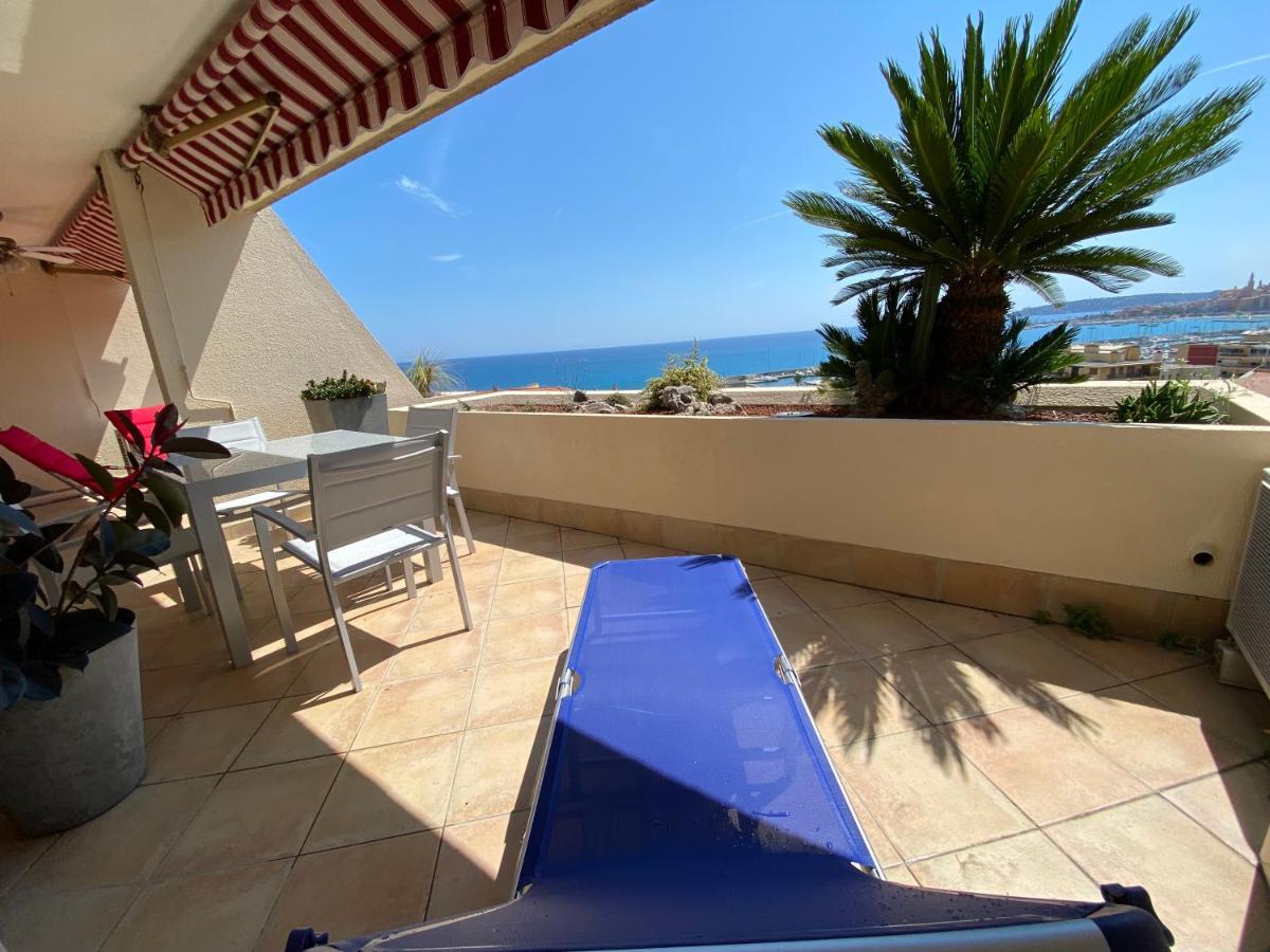 Mansfield Vue Carte Postale Terrasse Piscine Calme Port A 200M A Pied Apartment Menton Exterior photo
